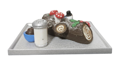 2013 Yummy Yule Log Cake Hallmark Ornament (Season's Treatings) QXE3782