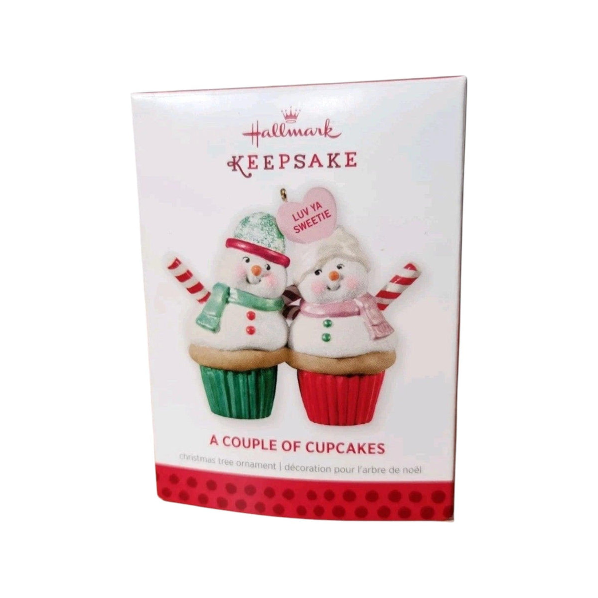2013 A Couple of Cupcake Hallmark Ornament (Snowmen) QXG1882 Image2