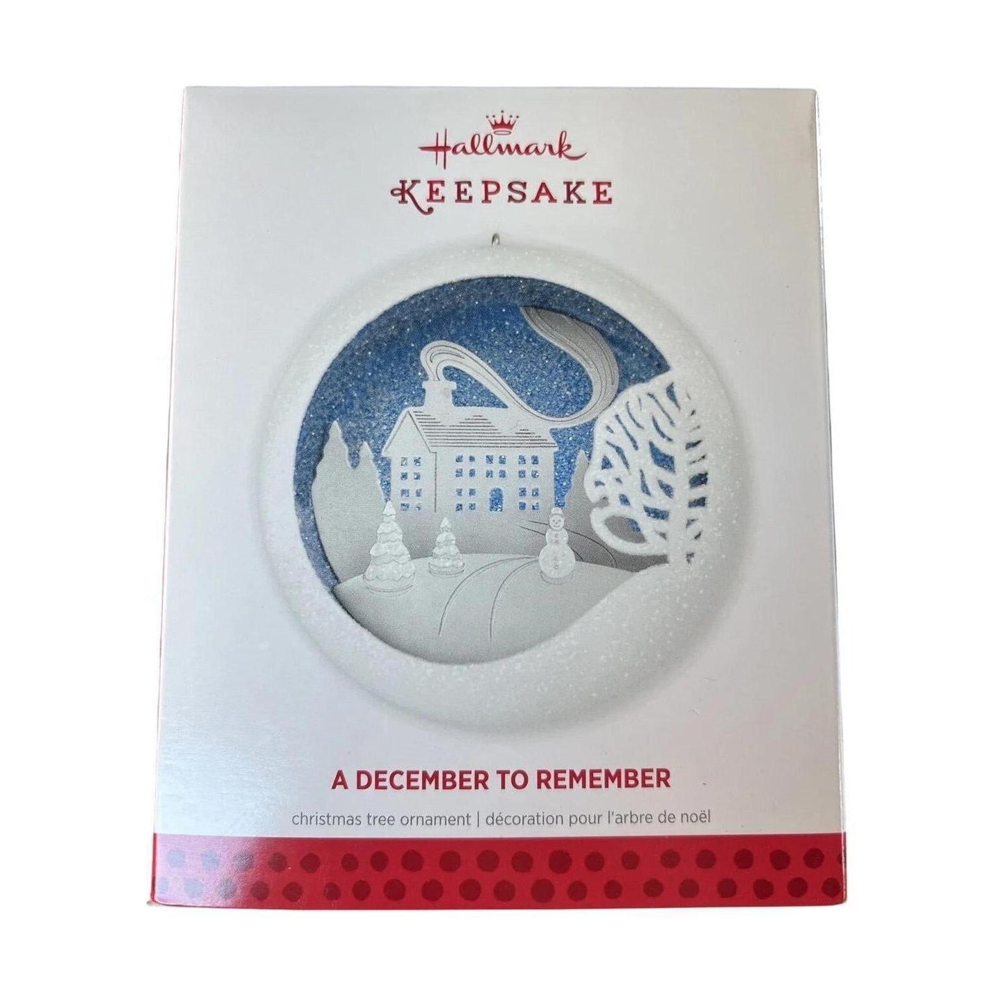 2013 A December To Remember Hallmark Ornament (Snowmen) QXG1042 Image2