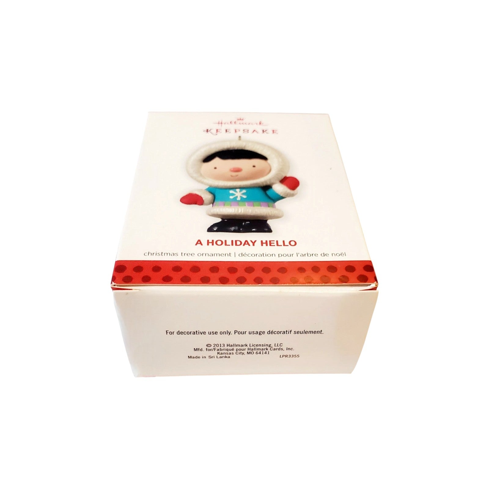 2013 A Holiday Hello (Children) Hallmark Ornament LPR3355 Image6