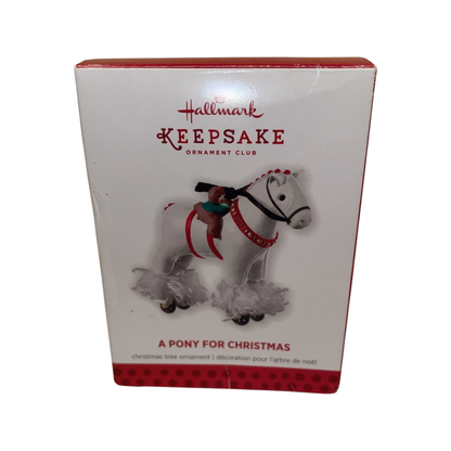 2013 A Pony For Christmas Hallmark Ornament (A Pony for Christmas) QXC5069 Image2