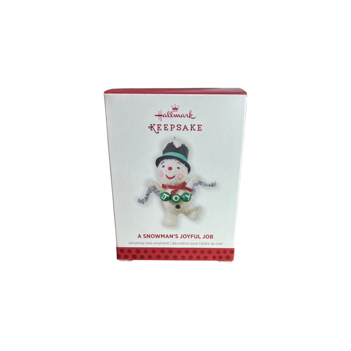 2013 A Snowman's Joyful Job (Snowmen) Hallmark Ornament QXC1362 Image2
