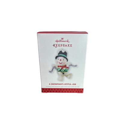 2013 A Snowman's Joyful Job (Snowmen) Hallmark Ornament QXC1362 Image2