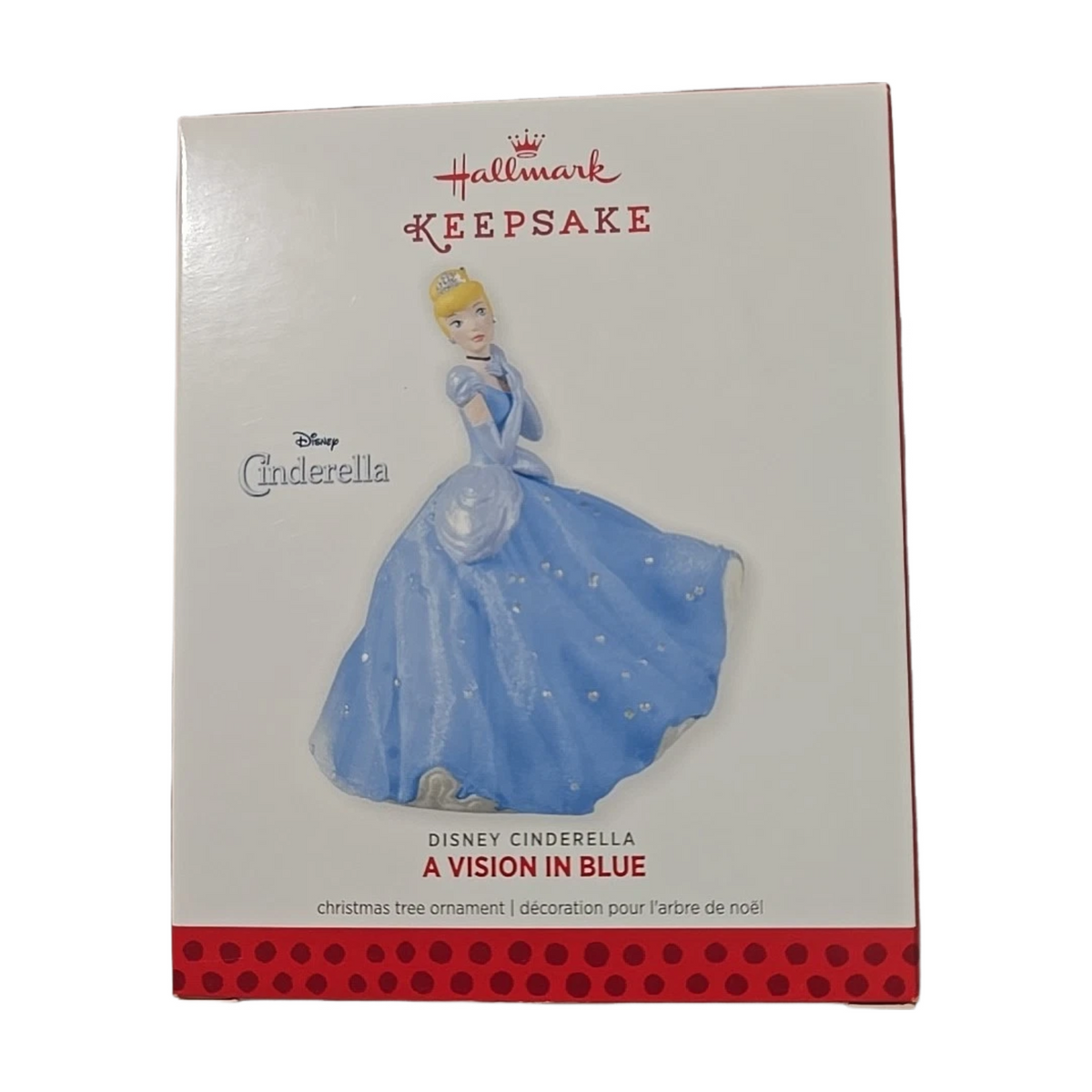 2013 A Vision in Blue Hallmark Ornament (Cinderella) QXD6062 Image2