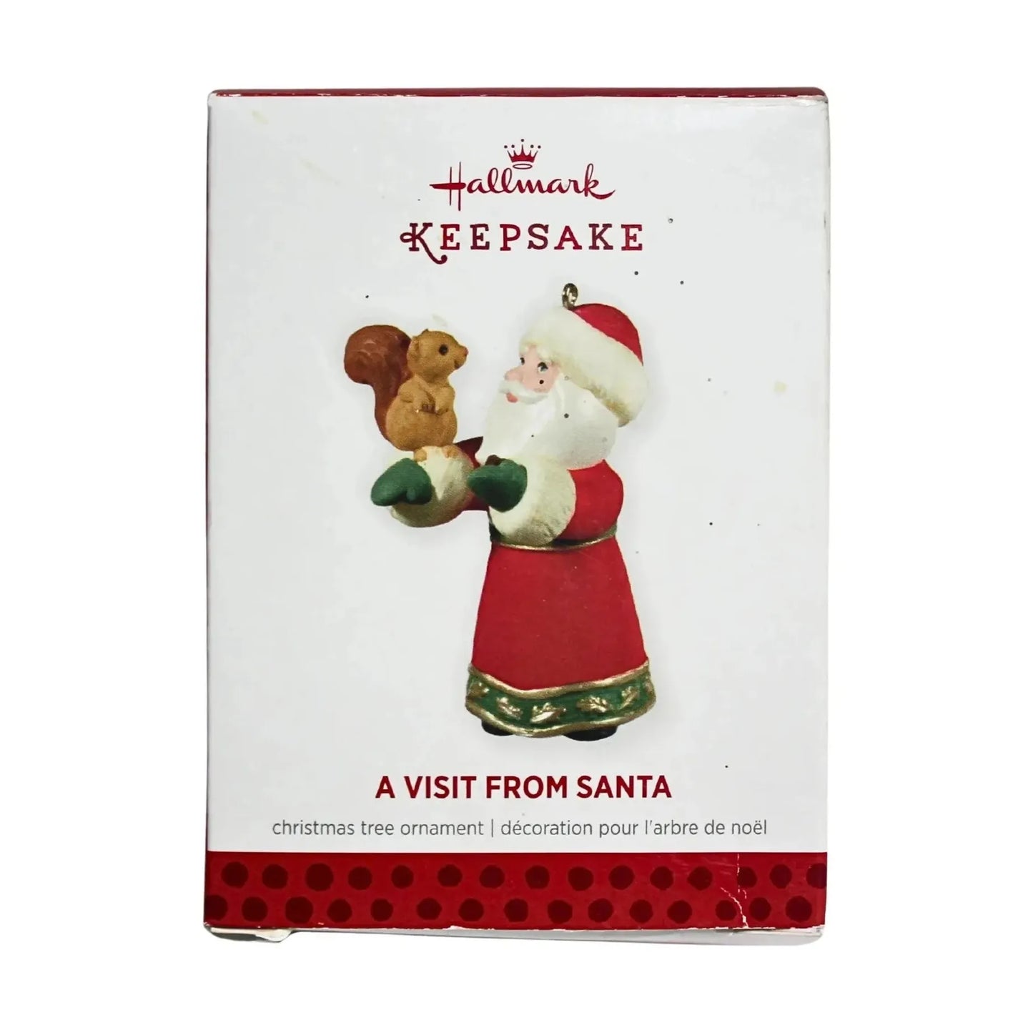 2013 A Visit From Santa Hallmark Ornament (A Visit From Santa) QX9005 Image2