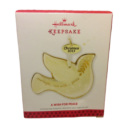 2013 A Wish For Peace Hallmark Ornament (Bird) QXG1432 Image2