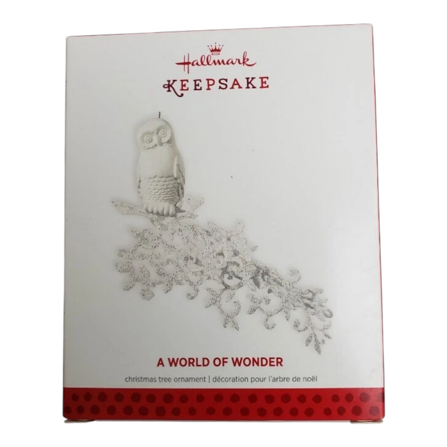 2013 A World of Wonder Hallmark Ornament (Snowy Owl) QXG1365 Image2