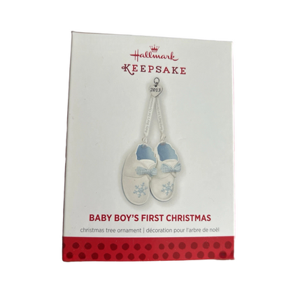 2013 Baby Boy's First Christmas Hallmark Ornament (Baby's First Christmas) QXG1815