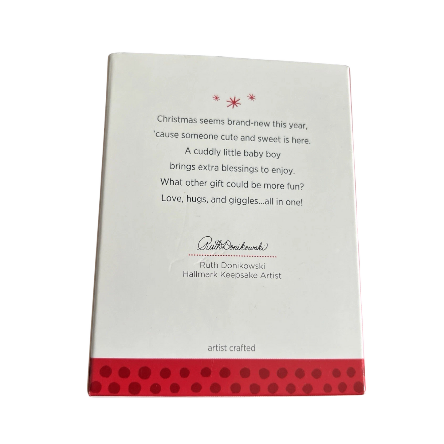 2013 Baby Boy's First Christmas Hallmark Ornament (Baby's First Christmas) QXG1815