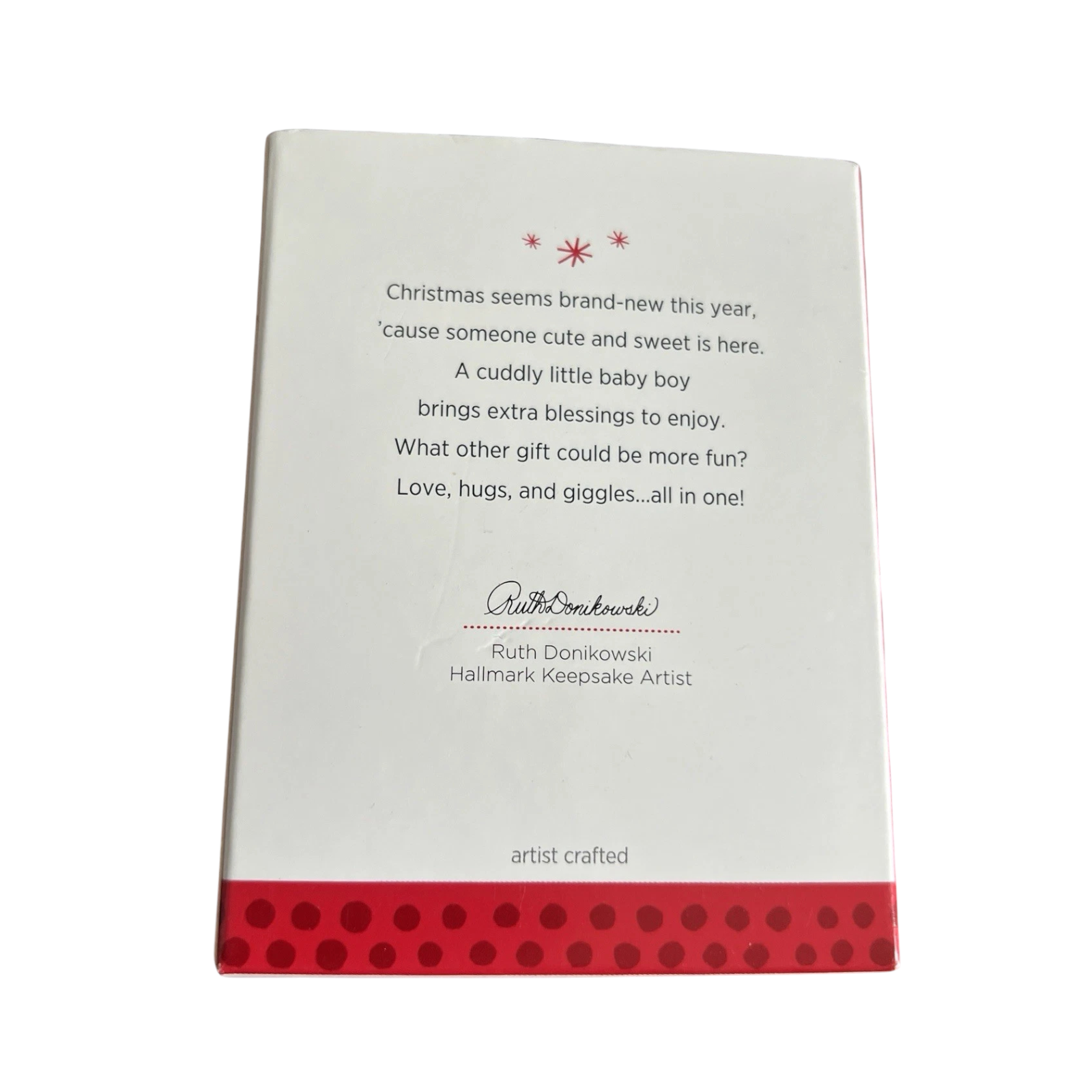 2013 Baby Boy's First Christmas Hallmark Ornament (Baby's First Christmas) QXG1815