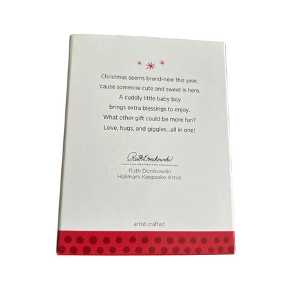 2013 Baby Boy's First Christmas Hallmark Ornament (Baby's First Christmas) QXG1815