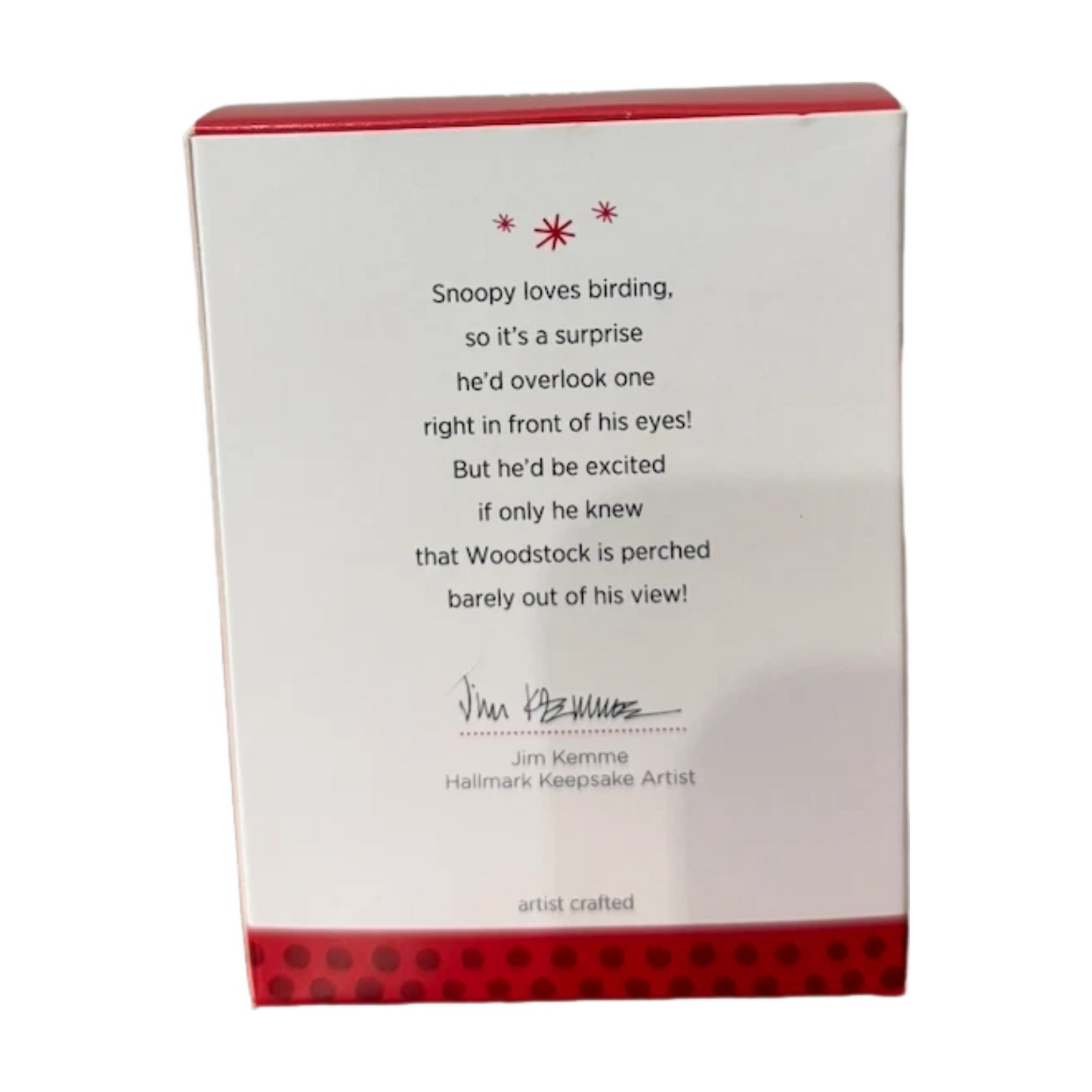 2013 Bird-Watcher Snoopy Hallmark Ornament (Spotlight on Snoopy) QX9175 Image6