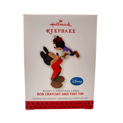 2013 Bob Cratchit and Tiny Tim Hallmark Ornament (Mickey's Christmas Carol) QX9145