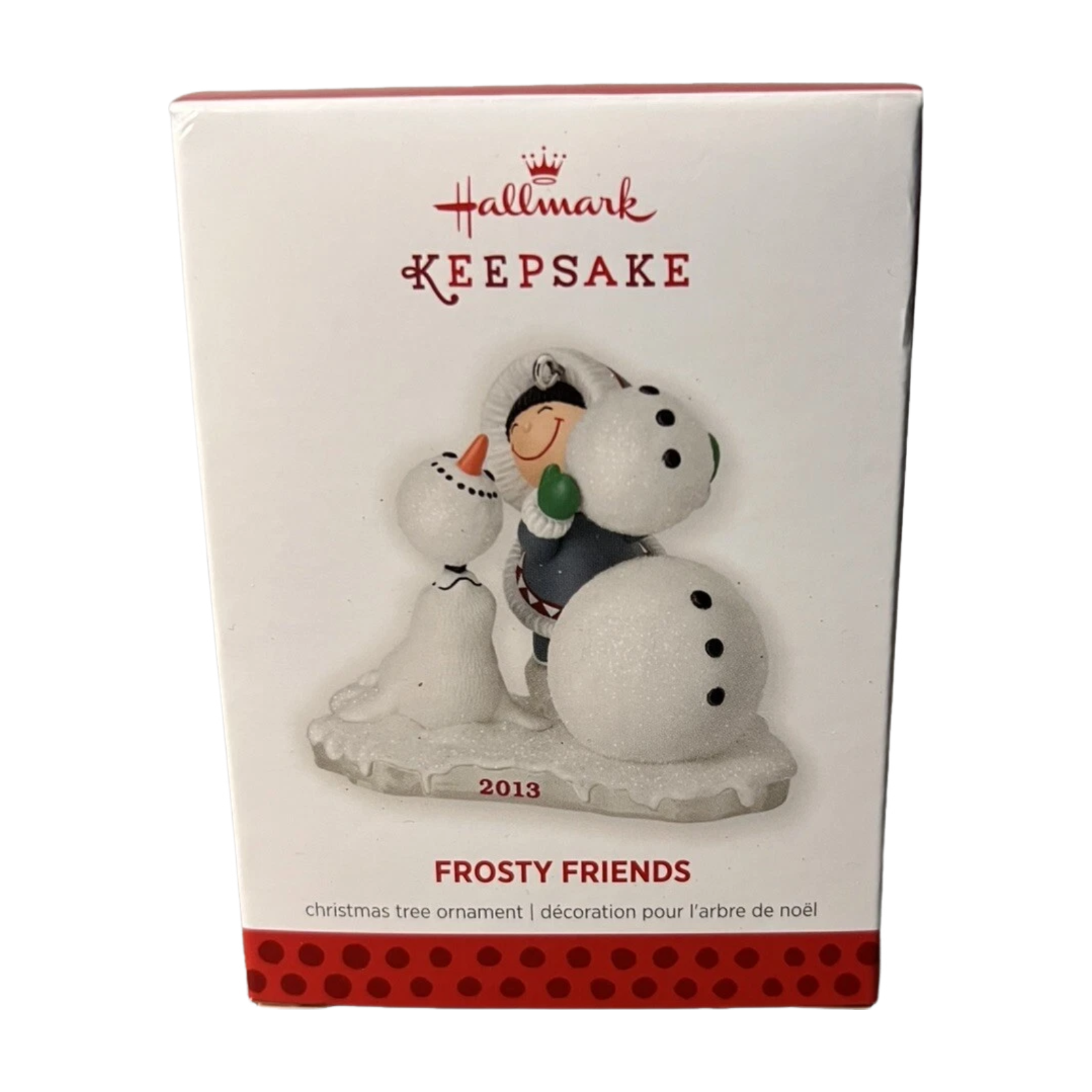 2013 Building a Snowman Hallmark Ornament (Frosty Friends) QX9095 Image2