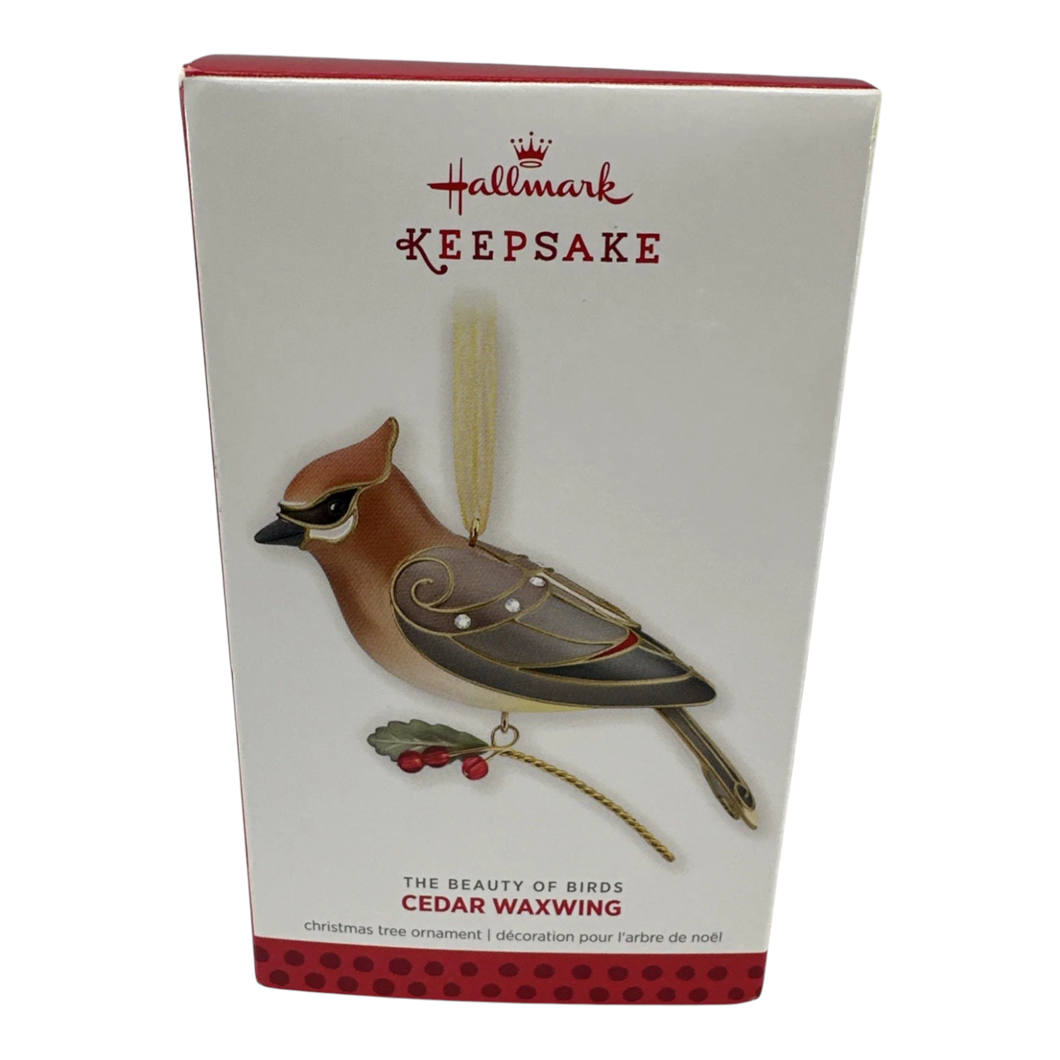 2013 Cedar Waxwing Hallmark Ornament (Beauty of Birds) QX9102 Image2