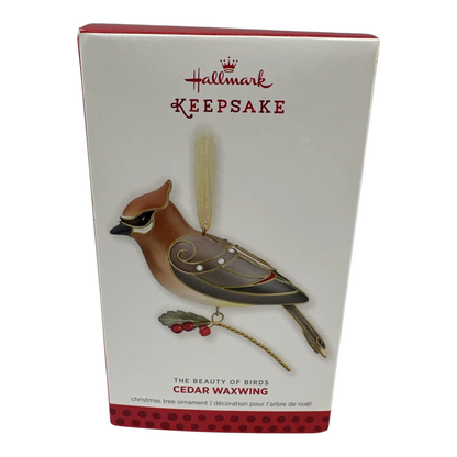 2013 Cedar Waxwing Hallmark Ornament (Beauty of Birds) QX9102 Image2