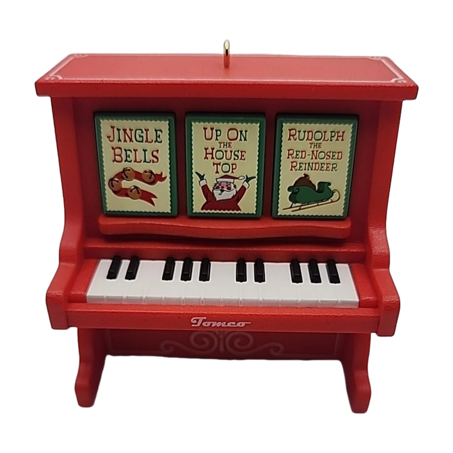 2013 Christmas Caroling Piano Hallmark Ornament (Piano) QXG1515 Image1