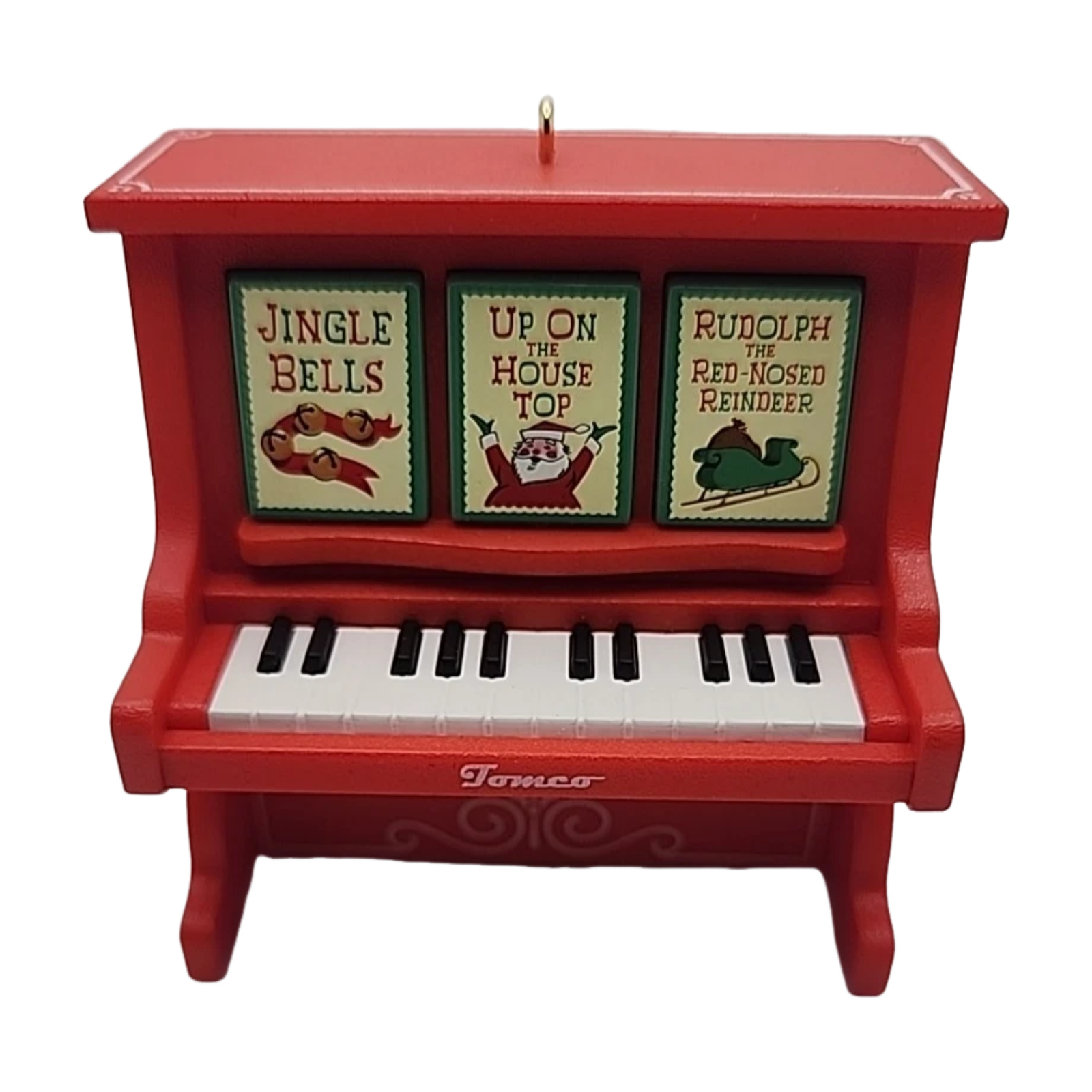 2013 Christmas Caroling Piano Hallmark Ornament (Piano) QXG1515 Image1