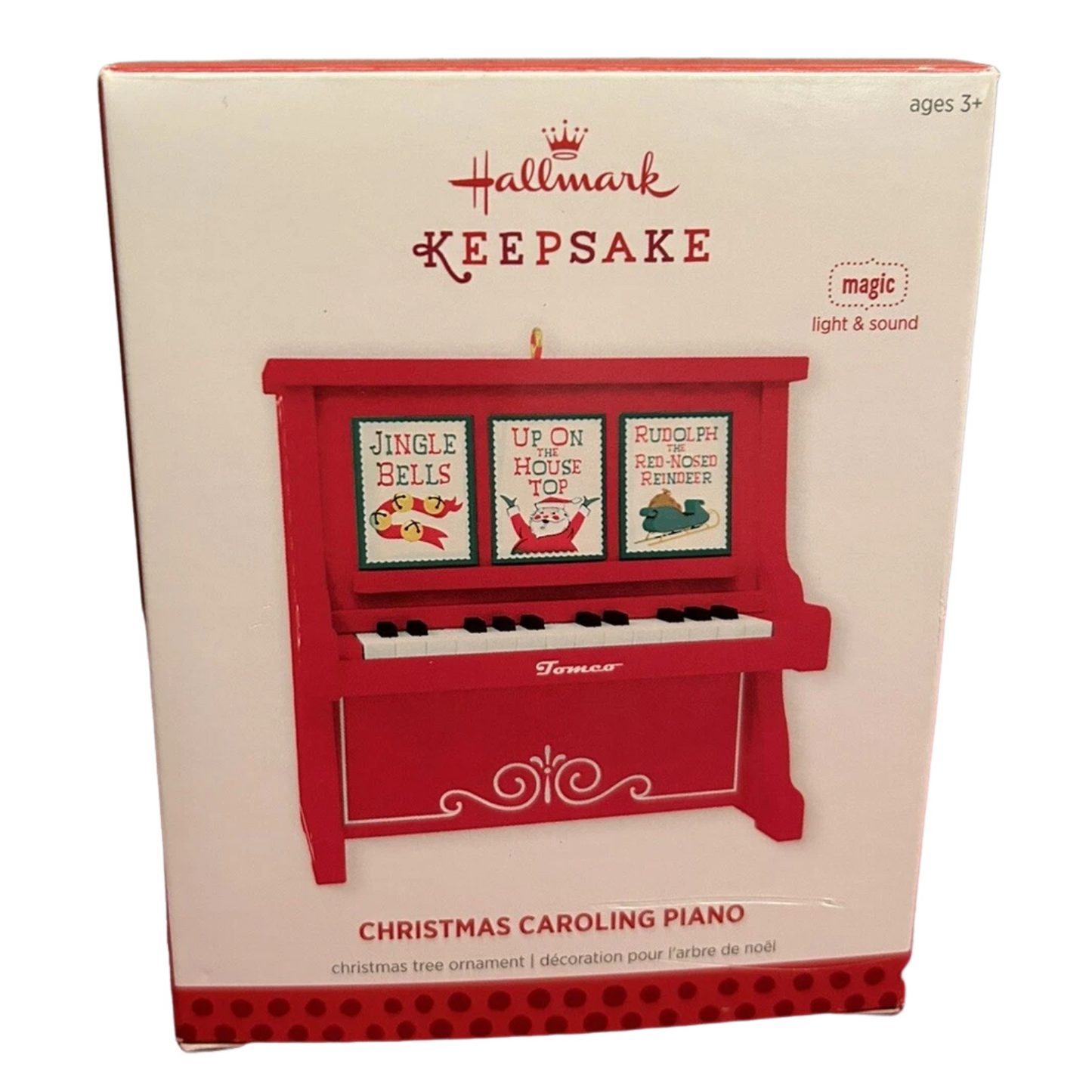 2013 Christmas Caroling Piano Hallmark Ornament (Piano) QXG1515 Image2