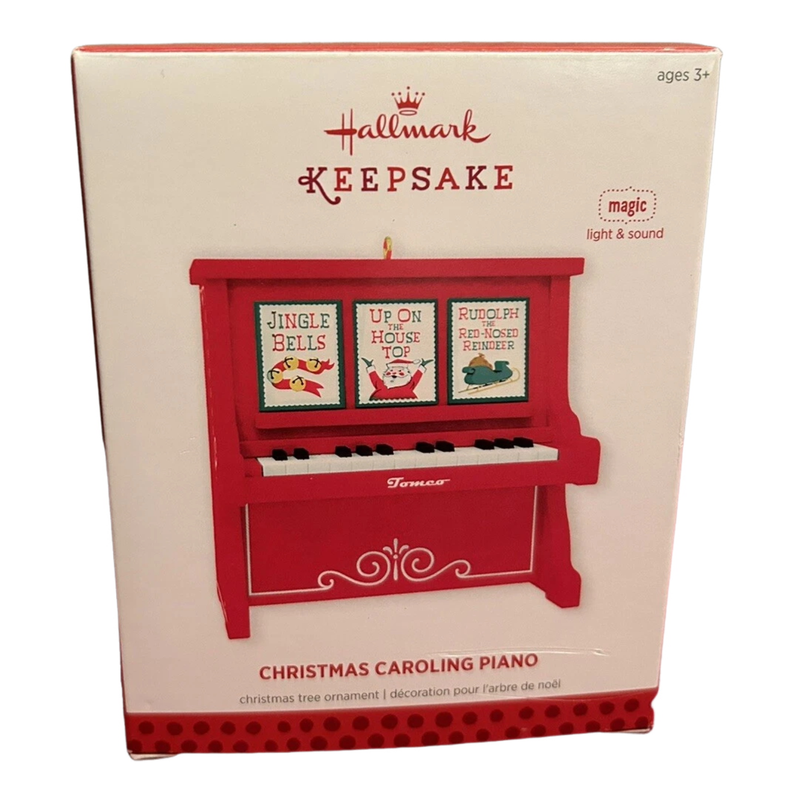 2013 Christmas Caroling Piano Hallmark Ornament (Piano) QXG1515 Image2