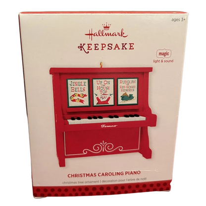 2013 Christmas Caroling Piano Hallmark Ornament (Piano) QXG1515 Image2