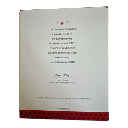 2013 Cinema Hallmark Ornament (Noelville) QX9115