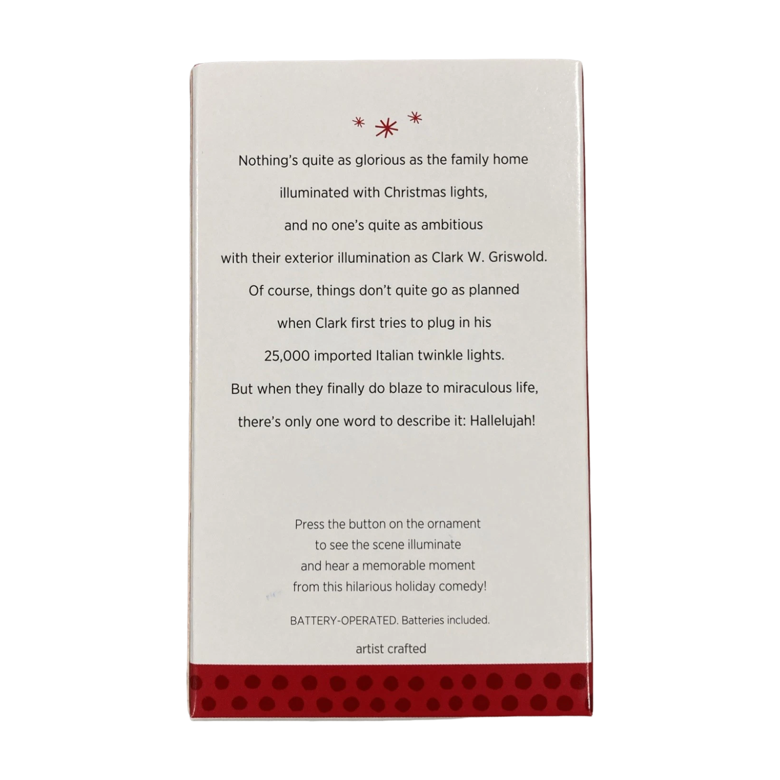 2013 Clark's Christmas Miracle Hallmark Ornament (National Lampoon's Christmas Vacation) QXI2075 Image6