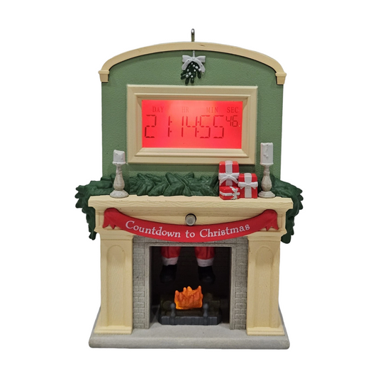 2013 Countdown to Christmas Hallmark Ornament (Fireplace) QXG1512 Image1