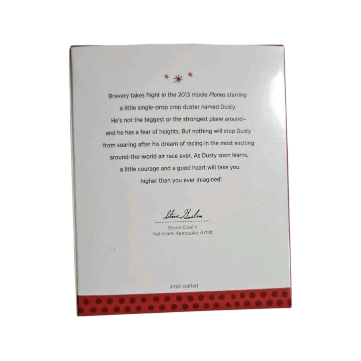 2013 Dusty Hallmark Ornament (Planes) QXD6132 Image7