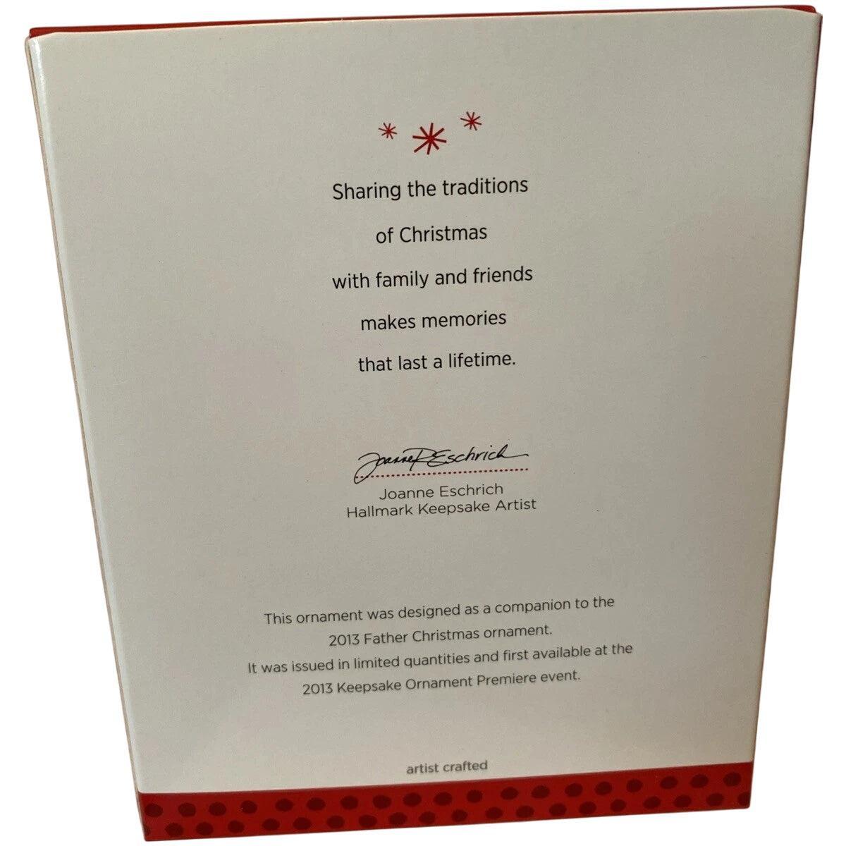 2013 Father Christmas's Reindeer Hallmark Ornament (Limited Edition) QXE3762