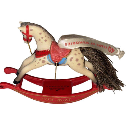 2013 Forty Years of Memories Hallmark Ornament (Rocking Horse) QXG1032