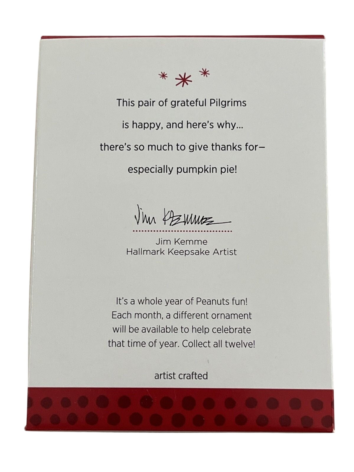 2013 Giving Thanks (Happiness is Peanuts)