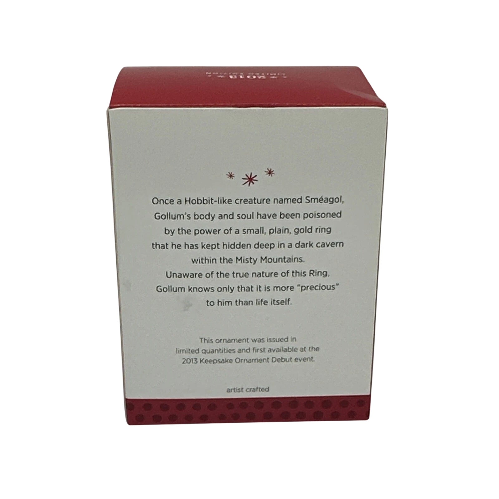 2013 Gllum Hallmark Ornament (The Hobbit) QXE3715 Image7
