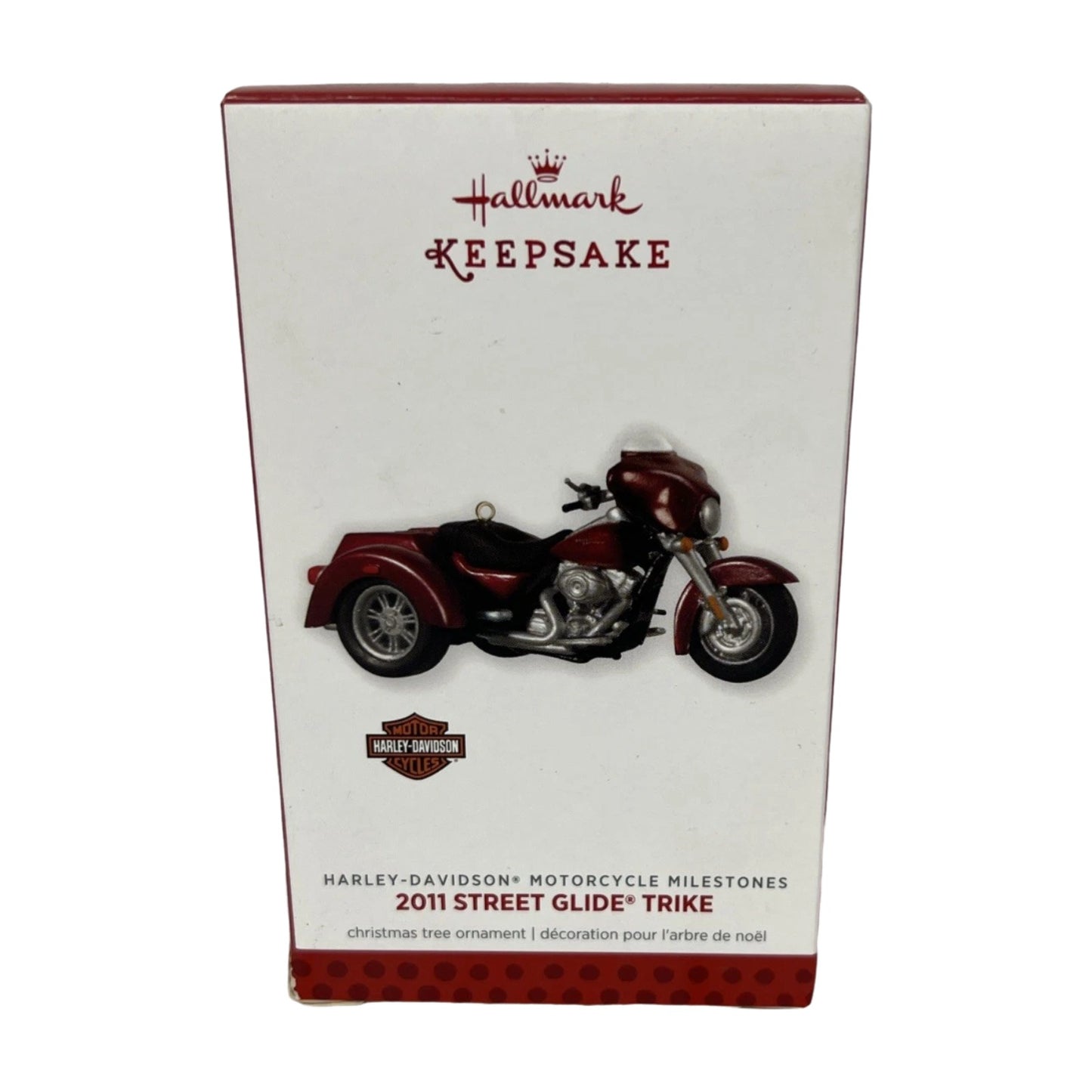 2013 Hallmark Ornament (2011) Street Glide Trike Hallmark Ornament (Harley-Davidson) QX9162 Image2
