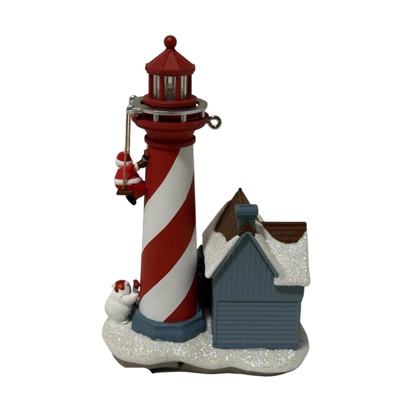 2013 Holiday Lighthouse Hallmark Ornament (Holiday Lighthouse) QX9132 Image3