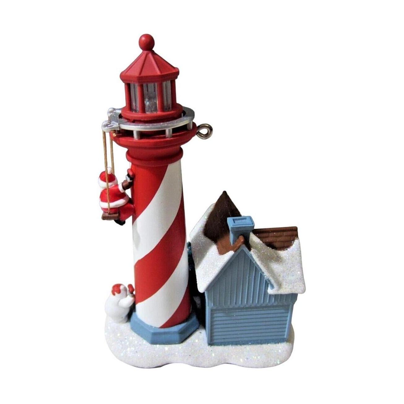 2013 Holiday Lighthouse Hallmark Ornament (Holiday Lighthouse) QX9132 Image4
