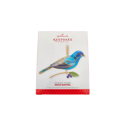 2013 Indigo Bunting (Beauty of Birds) Hallmark Ornament QXC8101 Image2