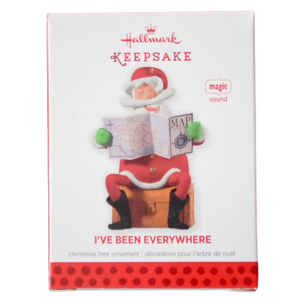 2013 I've Been Everywhere Hallmark Ornament (Santa Claus) QXG1722
