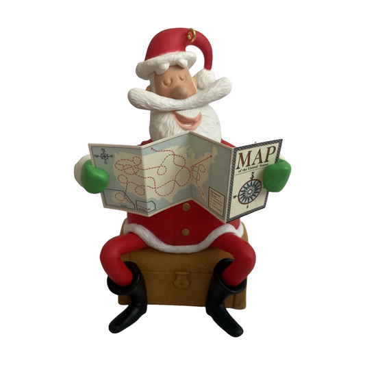 2013 I've Been Everywhere Hallmark Ornament (Santa Claus) QXG1722 Image1