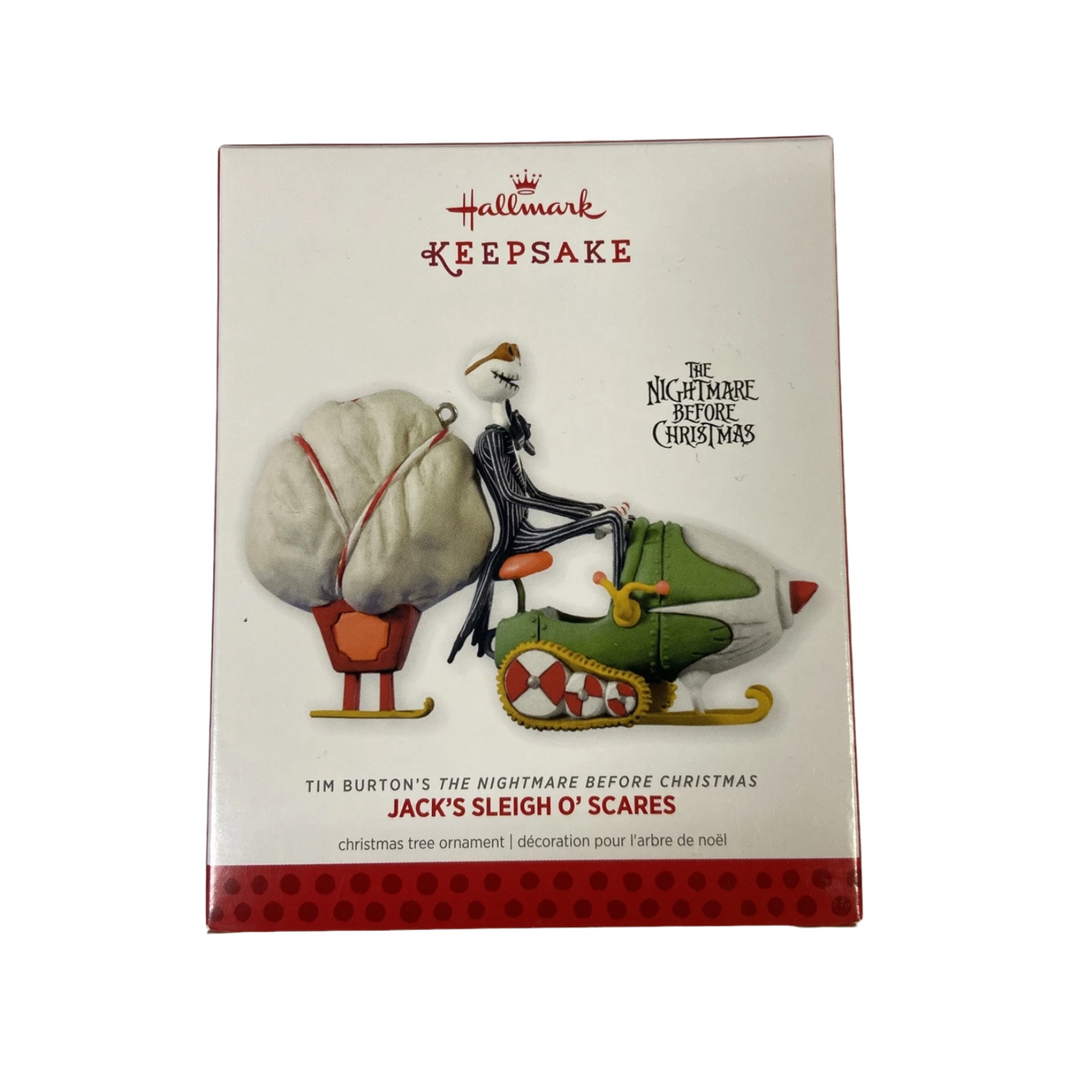 2013 Jack's Sleigh O' Scares Hallmark Ornament (Tim Burton's The Nightmare Before Christmas) QXD6025 Image2