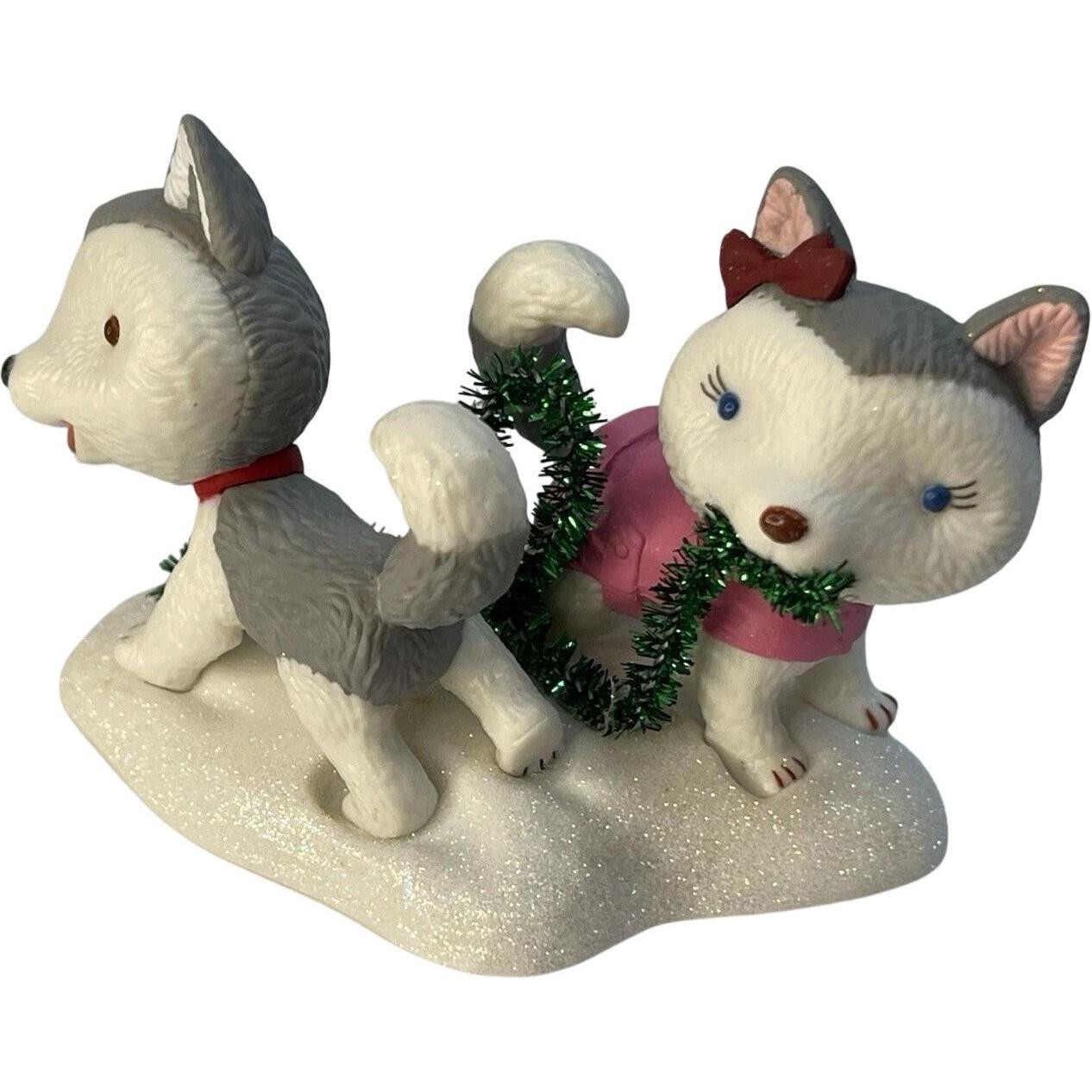 2013 Jingle and Bell Hallmark Ornament (Husky Pups) QXG1492