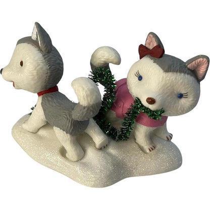 2013 Jingle and Bell Hallmark Ornament (Husky Pups) QXG1492
