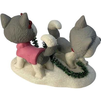 2013 Jingle and Bell Hallmark Ornament (Husky Pups) QXG1492