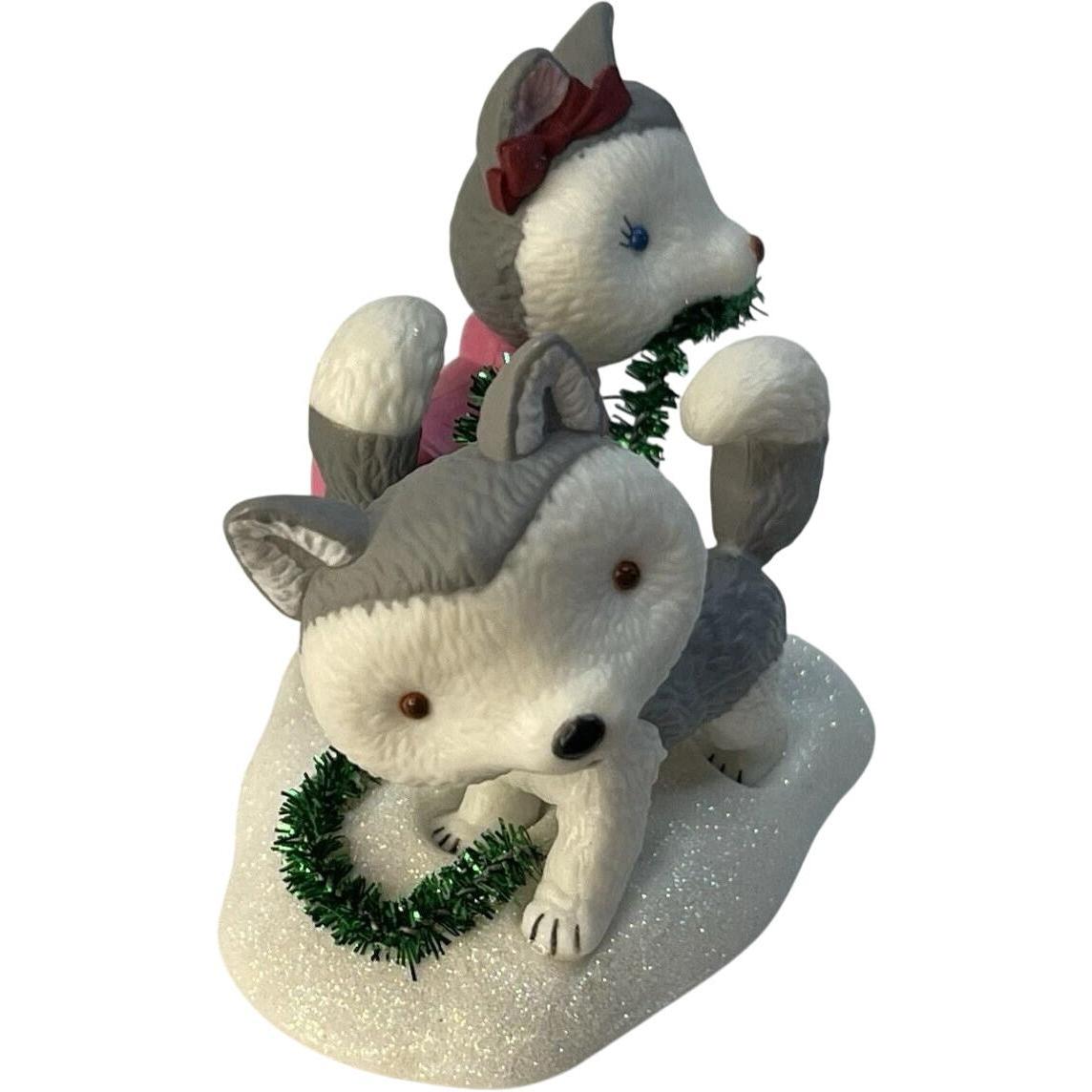 2013 Jingle and Bell Hallmark Ornament (Husky Pups) QXG1492