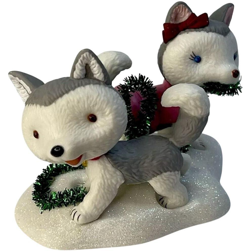 2013 Jingle and Bell Hallmark Ornament (Husky Pups) QXG1492