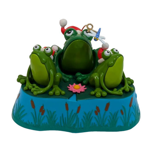 2013 Jingle Frogs Hallmark Ornament (Frog) QXG1755 Image1