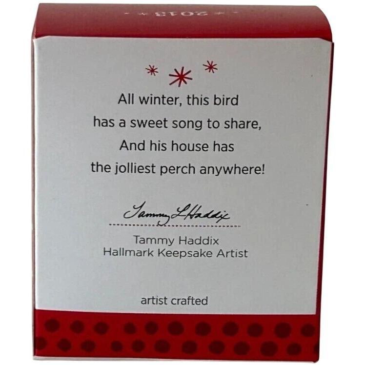 2013 Jolly Birdhouse Hallmark Ornament (Bird) QXM8525