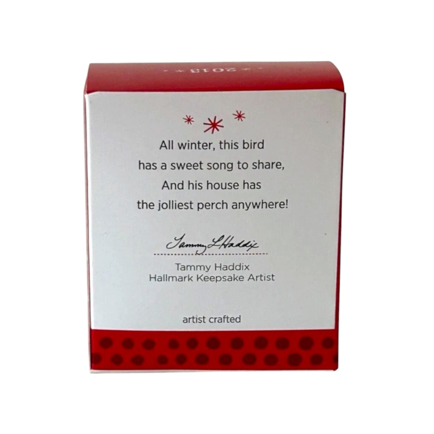 2013 Jolly Birdhouse Hallmark Ornament (Bird) QXM8525 Image5