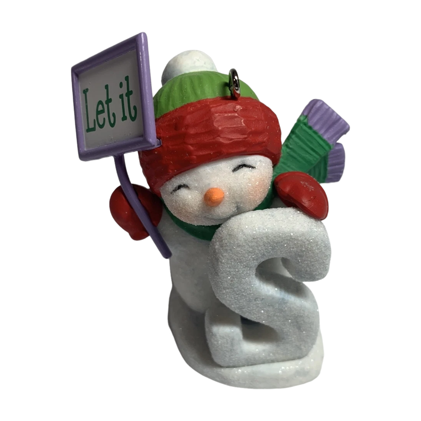 2013 Let it Snow Hallmark Ornament ("S" is for Snow!) QRP5925 Image1
