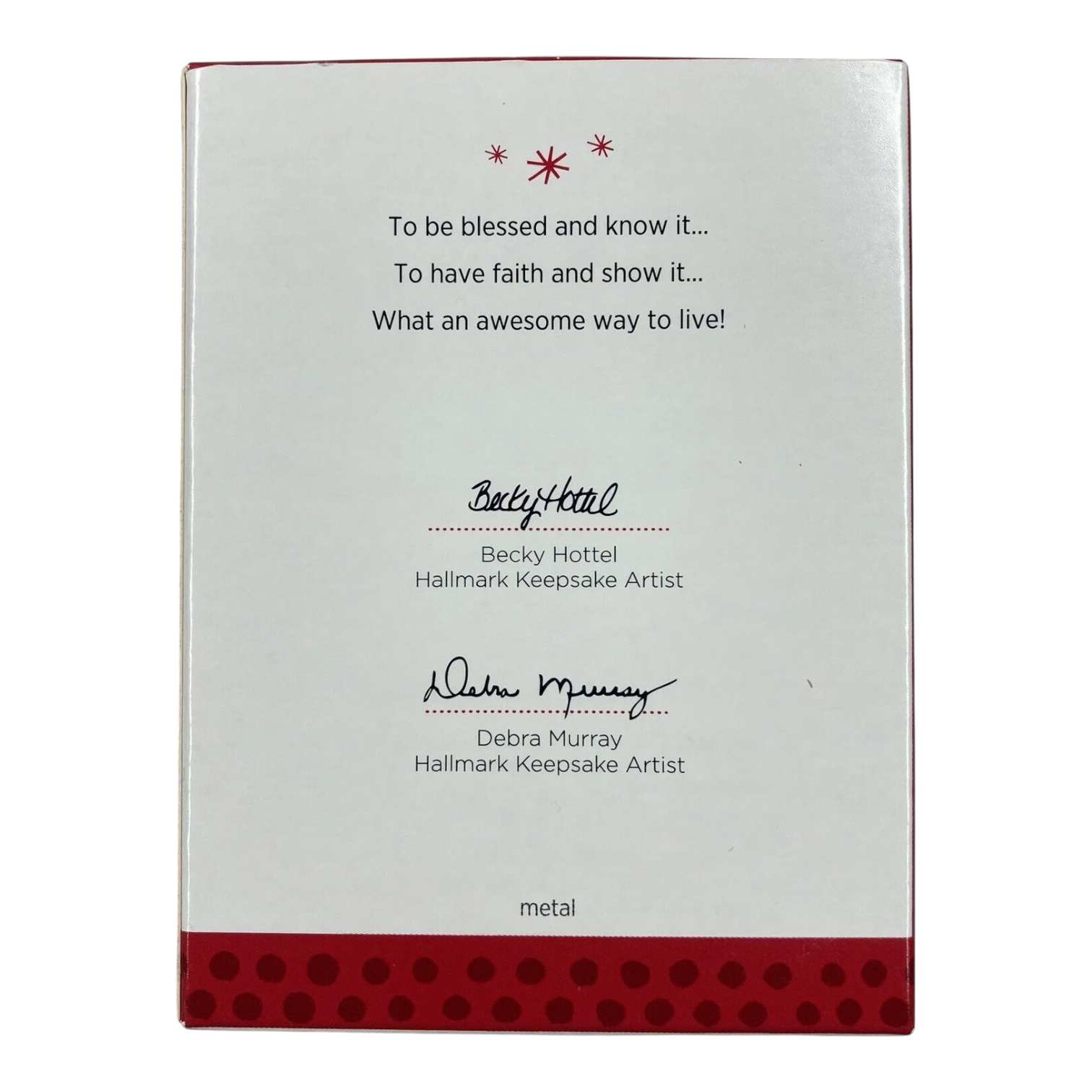 2013 Let Your Faith Show! Hallmark Ornament (Cross) QXG1405 Image5